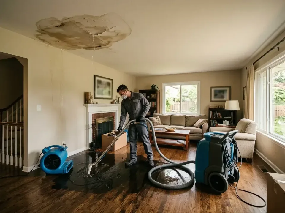 attic-pipe-burst-ceiling-drip-008 — frequently asked questions, Water Damage Restoration & Carpet Care in Myrtle Creek, OR